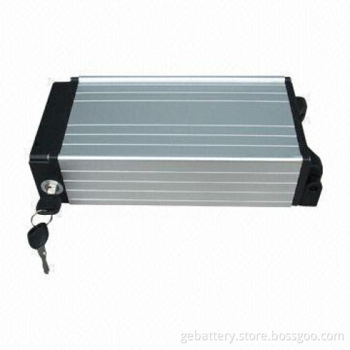 Hot Selling 48V 10Ah LiFePO4 Rear Rack Power Battery Pack for E-bike